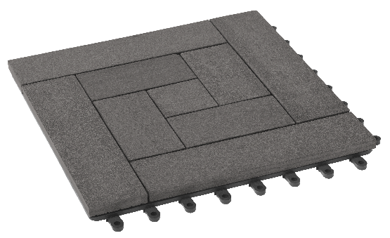 Модульный паркет ДПК GRINDERDECO Люкс 10 Серый базальт купить в Учалах