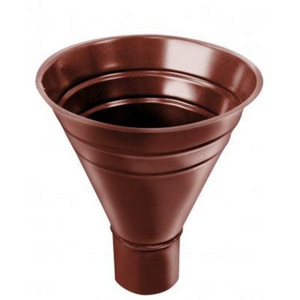 Водосток Grand Line 125x90 –  Воронка водосборная RAL 8004 купить в Учалах