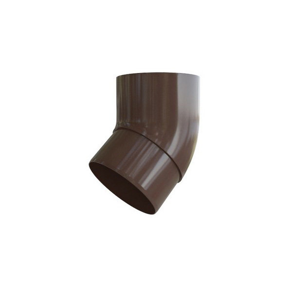 Водосток Альта-Профиль ПВХ – Колено 67 (коричневый) купить в Учалах