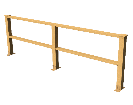 Ограждения декоративное ДПК GRINDERDECO Ковбойская изгородь песчаник купить в Учалах