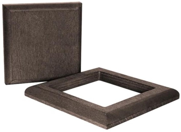 Комплект крышка и юбка ДПК для столба Polivan SINGARAJA темно-коричневый купить в Учалах