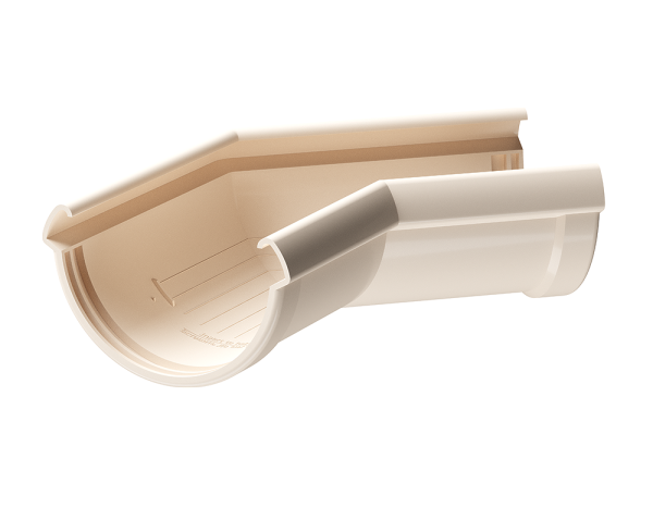 Угол желоба 135° Docke Lux ПВХ Латте купить в Учалах