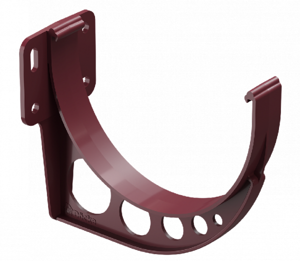 Кронштейн желоба ПВХ Docke STANDART красный купить в Учалах