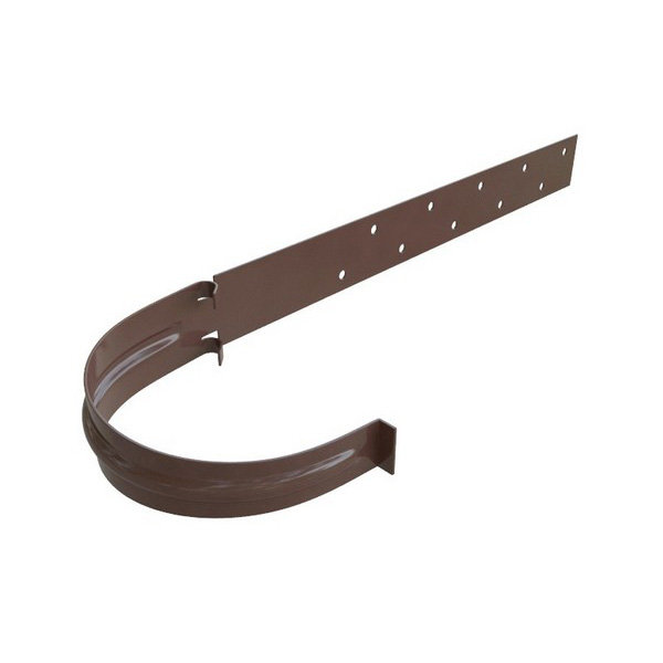 Водосток Альта-Профиль ПВХ – Кронштейн желоба (коричневый) купить в Учалах