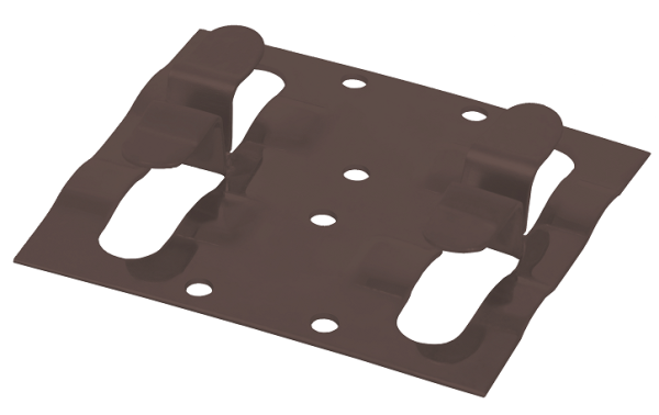 Кляймер рядный Grinder для монтажа наличника коричневый купить в Учалах