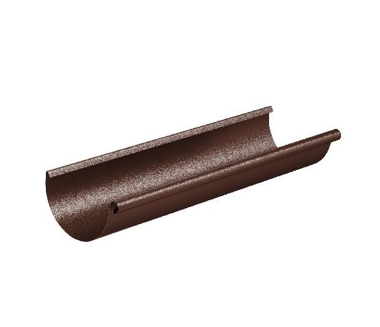 Водосток Aquasistem, Система 125x90 - Желоб водосточный 3 метра RAL 8017 Коричневый matt купить в Учалах