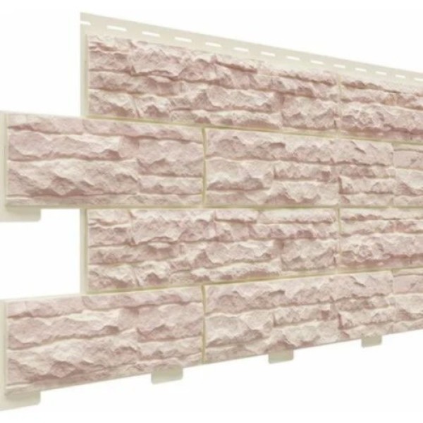 Фасадная панель Доломит Скалистый риф Люкс Жемчуг купить в Учалах