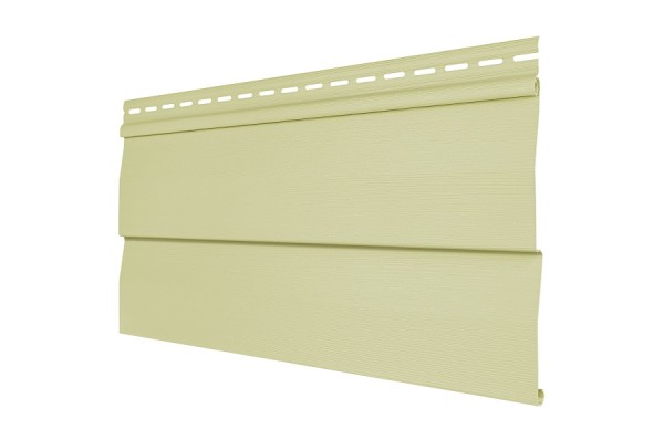 Виниловый сайдинг Tecos - корабельный брус, светло-желтый  купить в Учалах