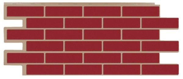 Фасадная панель T-Сайдинг - Кирпич Модерн Красный купить в Учалах