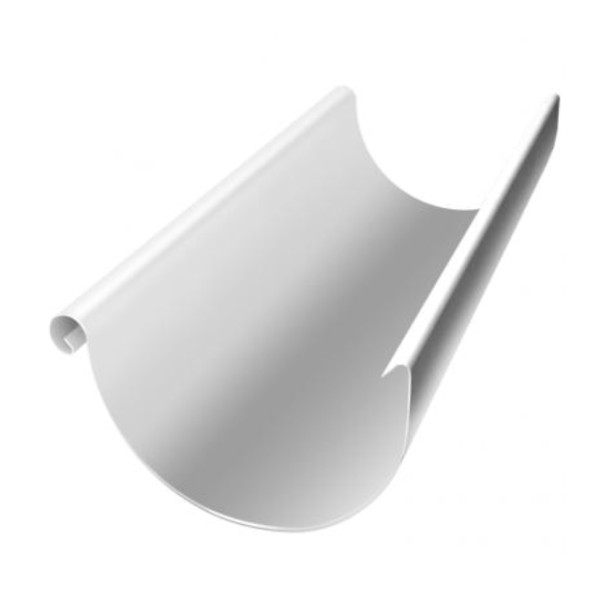 Водосток Grand Line 125x90 – Желоб 3м RAL 9003 купить в Учалах