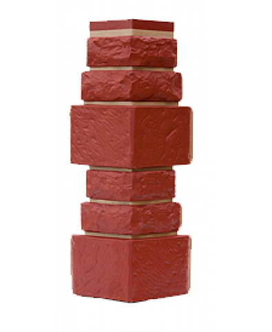 Угол T-Сайдинг-Дикий Камень Красный купить в Учалах