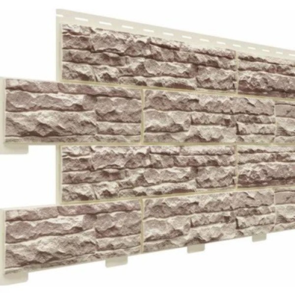 Фасадная панель Доломит Скалистый риф Люкс Коралл купить в Учалах