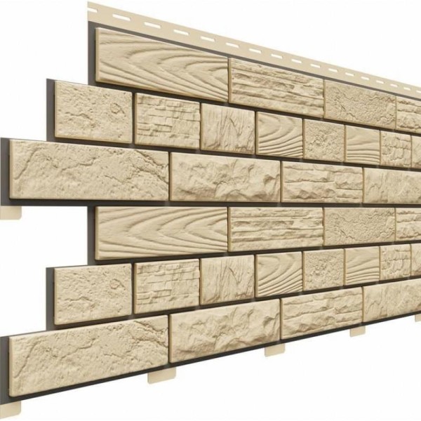 Фасадные панели (Цокольный Сайдинг) Доломит Москва Кремневый купить в Учалах