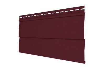 Акриловый сайдинг Tecos – корабельный брус, бургунд