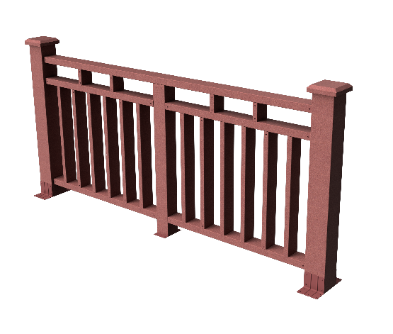 Ограждения декоративное ДПК GRINDERDECO Европа мербау купить в Учалах