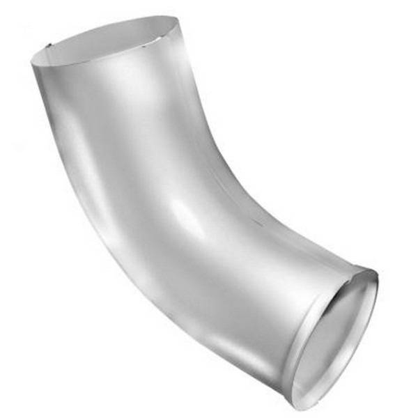 Водосток Grand Line 125x90 – Колено сливное RAL 9003 купить в Учалах