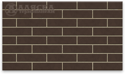 Фасадные Термопанели Аляска Amsterdam brown купить в Учалах