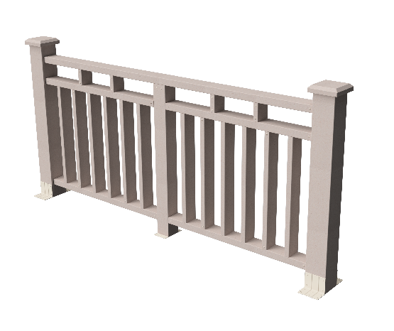 Ограждения декоративное ДПК GRINDERDECO Европа выбеленый дуб купить в Учалах