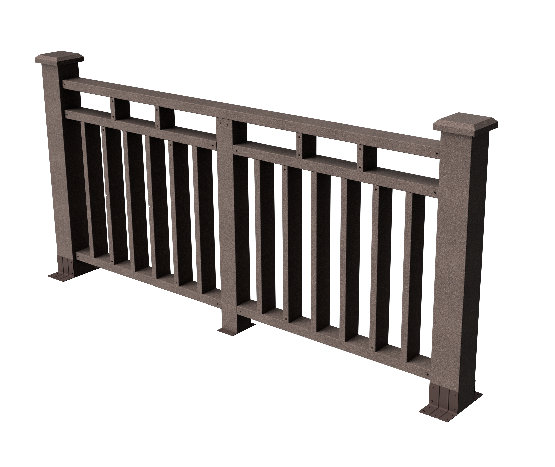 Ограждения декоративное ДПК GRINDERDECO Европа венге купить в Учалах