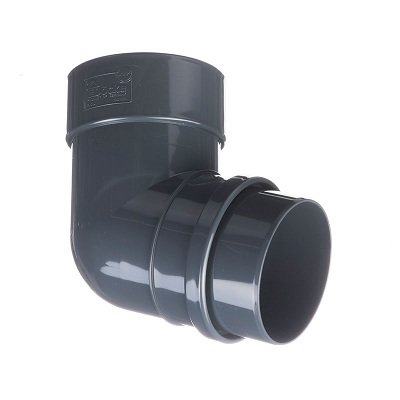 Колено 72° Docke Lux ПВХ - Графит купить в Учалах