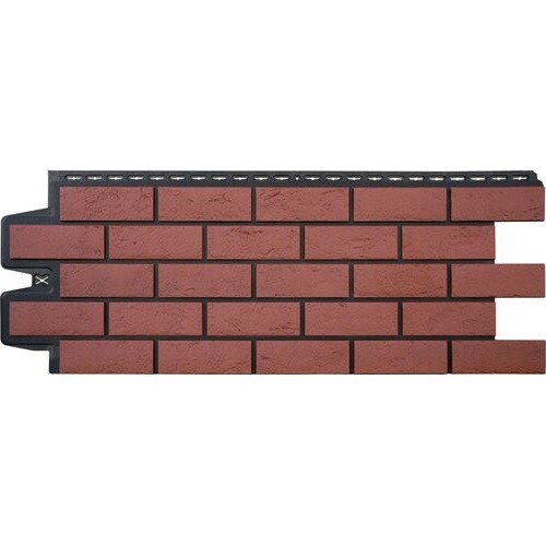 Фасадная панель Grand Line Состаренный кирпич Элит корица (махагон), ШОВ черный купить в Учалах