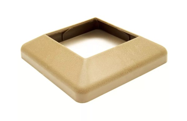 Крышка нижняя ПВХ для столба Deckart 125х125 Орех купить в Учалах