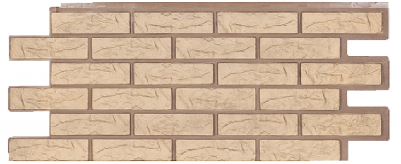 Фасадная панель Техоснастка, Лондон Брик, Желтый купить в Учалах