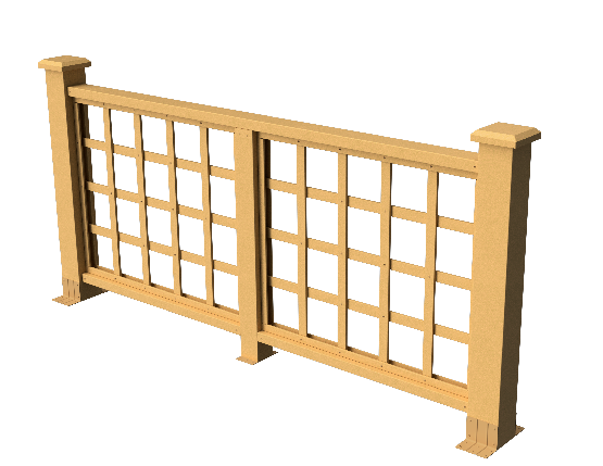 Ограждения декоративное ДПК GRINDERDECO Дувр песчаник купить в Учалах