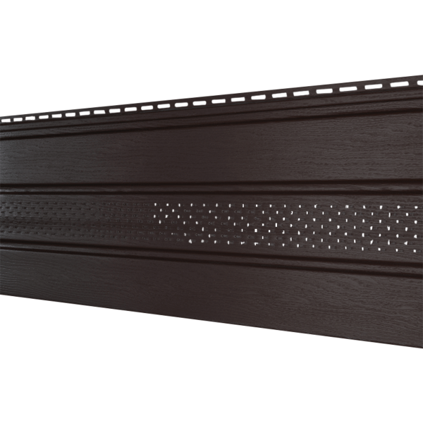 Софит Ю-Пласт Классический, перфорация по центру коричневый купить в Учалах