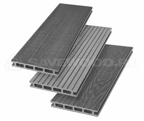 Террасная доска из ДПК SW Carpinus (R) — двухсторонняя графит купить в Учалах
