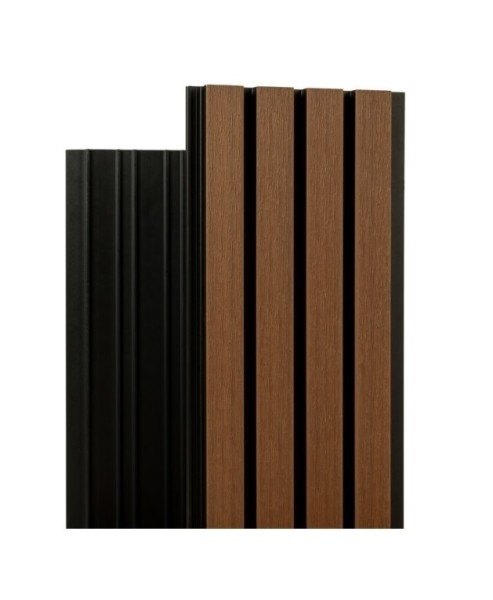 Фасадная реечная панель Ecodecking Скай коэкструзия 200х20х3000 Тик купить в Учалах