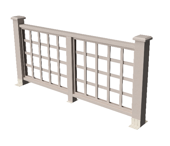 Ограждения декоративное ДПК GRINDERDECO Дувр выбеленый дуб купить в Учалах