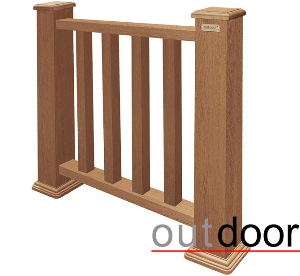 Ограждение из ДПК Outdoor Классик 3D STORM дуб купить в Учалах