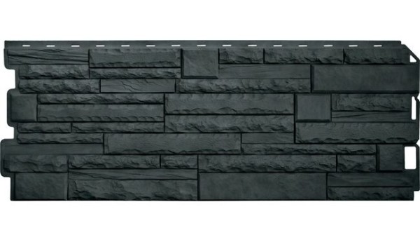 Фасадная панель Альта-Профиль Скалистый камень ЭКО Графит купить в Учалах