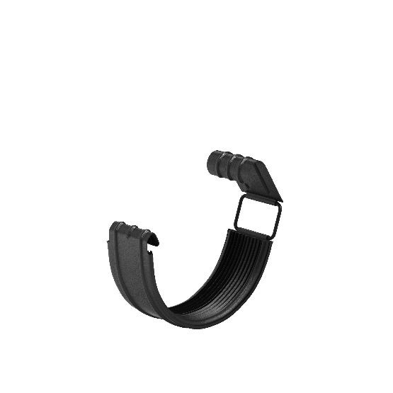 Водосток Aquasistem, система 125x90 - Соединитель желоба с резиновым уплотнителем RAL 9005 Чёрный купить в Учалах