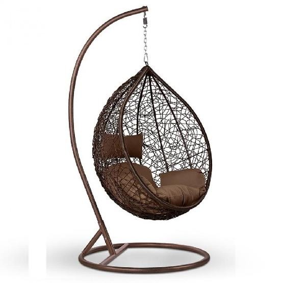 Кресло Подвесное из искусственного ротанга AFM-168A-L Brown купить в Учалах