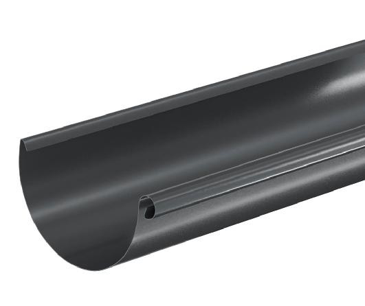Водосток Aquasistem, система 125x90 - Водосточный желоб 3.00м RAL 7024 Тёмно-серый купить в Учалах