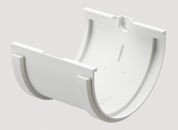 Соединитель желобов ПВХ Docke STANDART пломбир купить в Учалах