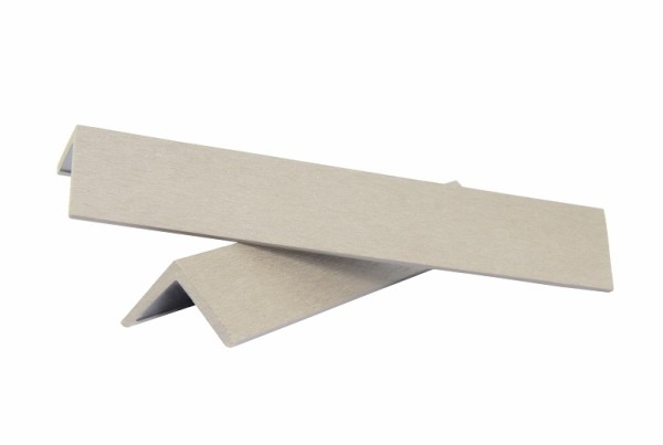 Уголок ДПК завершающий шлифованный SINGARAJA белый купить в Учалах