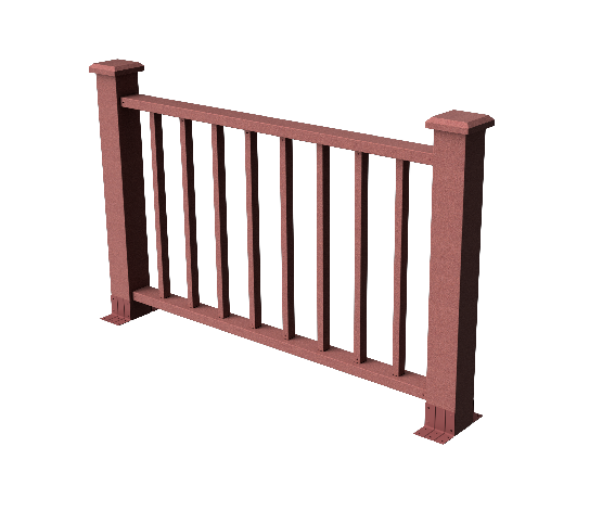 Ограждения декоративное ДПК GRINDERDECO Альма 1500 со скрытым крепежом мербау купить в Учалах