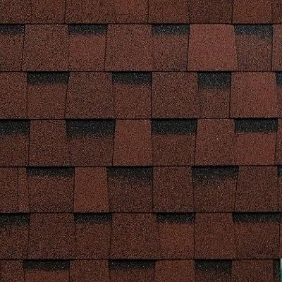 Двухслойная ламинированная черепица Shinglas, серия Фазенда – Красный купить в Учалах