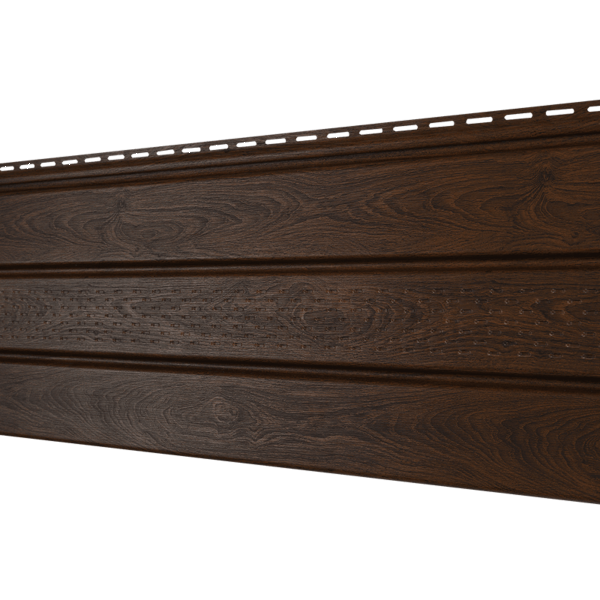 Софит Ю-Пласт перфорация по центру, Орех тёмный купить в Учалах