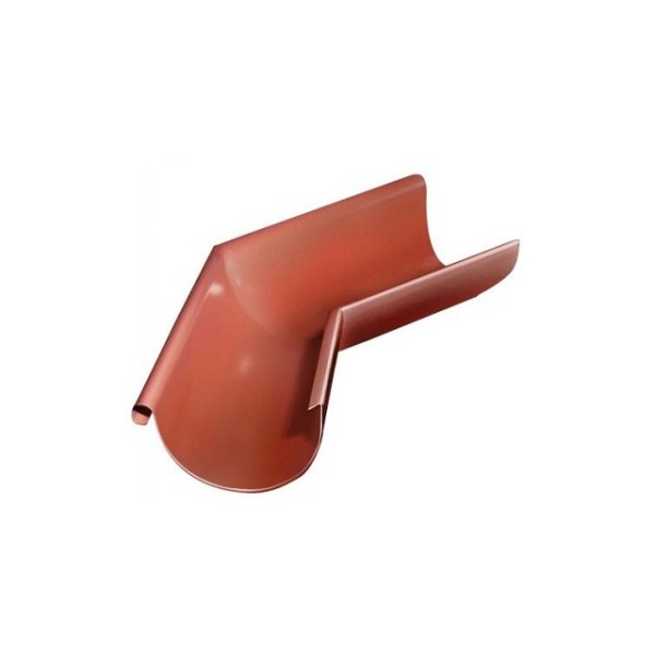 Водосток Grand Line 125x90 – Угол наружный 135° RAL 8004 купить в Учалах