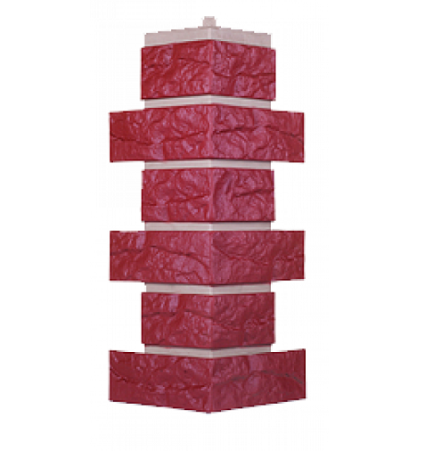 Угол T-Сайдинг-Кирпич Лондон Брик Красный купить в Учалах