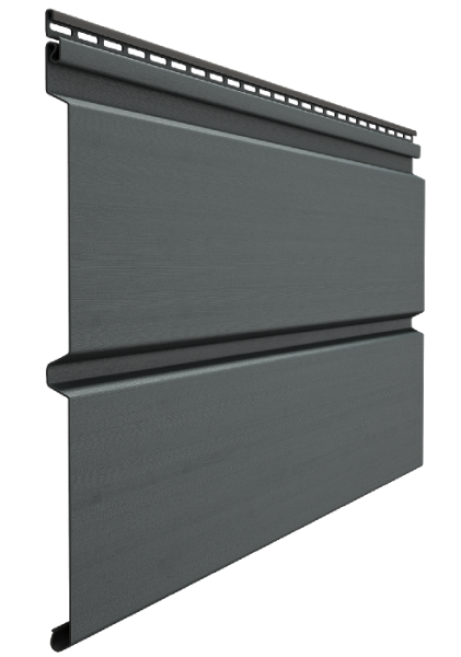 Виниловый сайдинг docke (дёке) - профиль D6S графит купить в Учалах