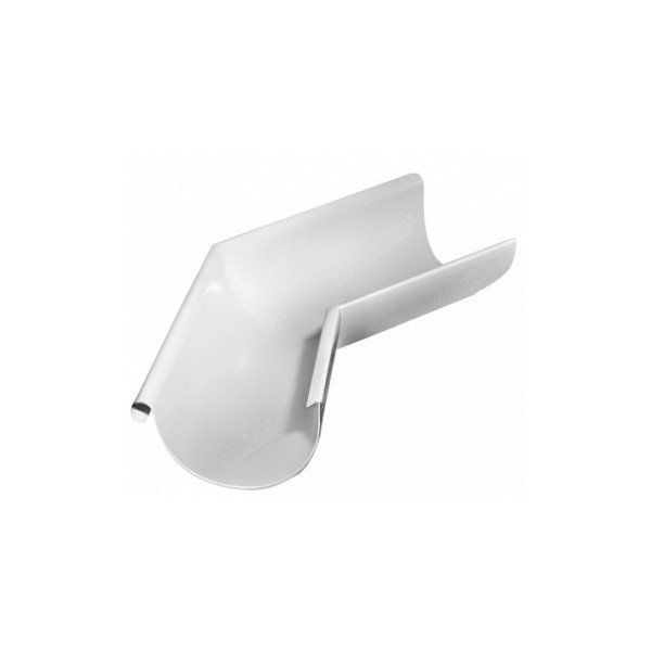 Водосток Grand Line 125x90 – Угол наружный 135° RAL 9003 купить в Учалах