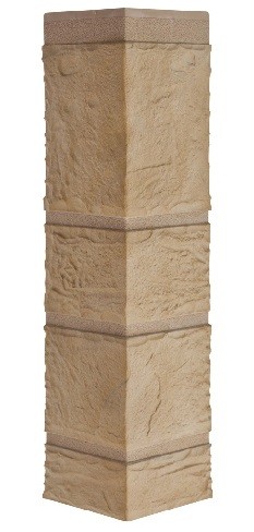 Наружный угол камень (желтый) купить в Учалах