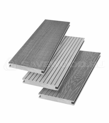 Террасная доска SW Fraxinus (R) полнотелая «SaveWood» Пепельный