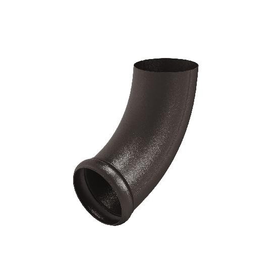 Водосток Aquasistem, Система 125x90 - Отвод трубы декорированный RR 32 Тёмно-коричневый matt купить в Учалах