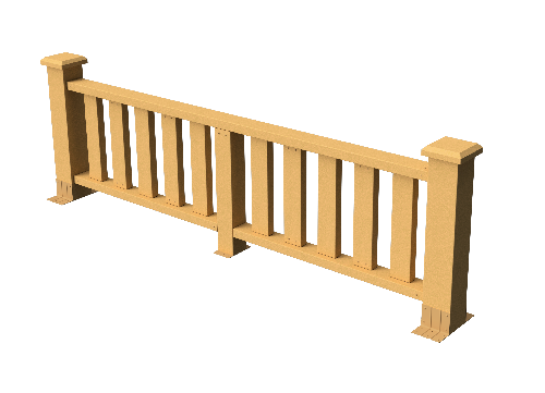 Ограждения декоративное ДПК GRINDERDECO  Эрес песчаник купить в Учалах